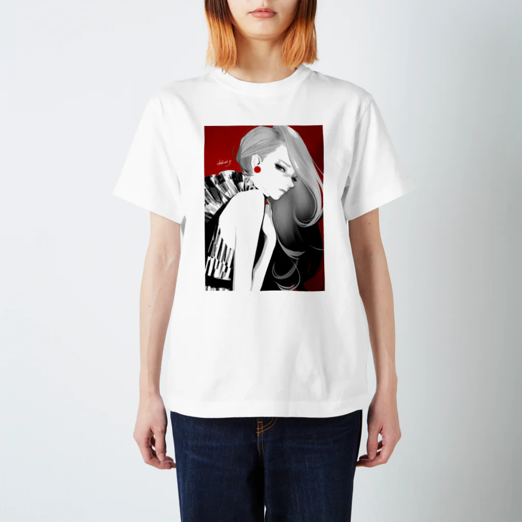 dahlia shop SUZURIのrosso スタンダードTシャツ