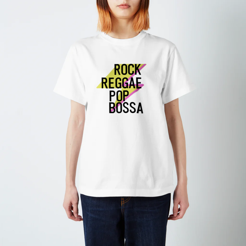 DREAMERの雑貨屋さんのROCK REGGAE POP BOSSA Regular Fit T-Shirt