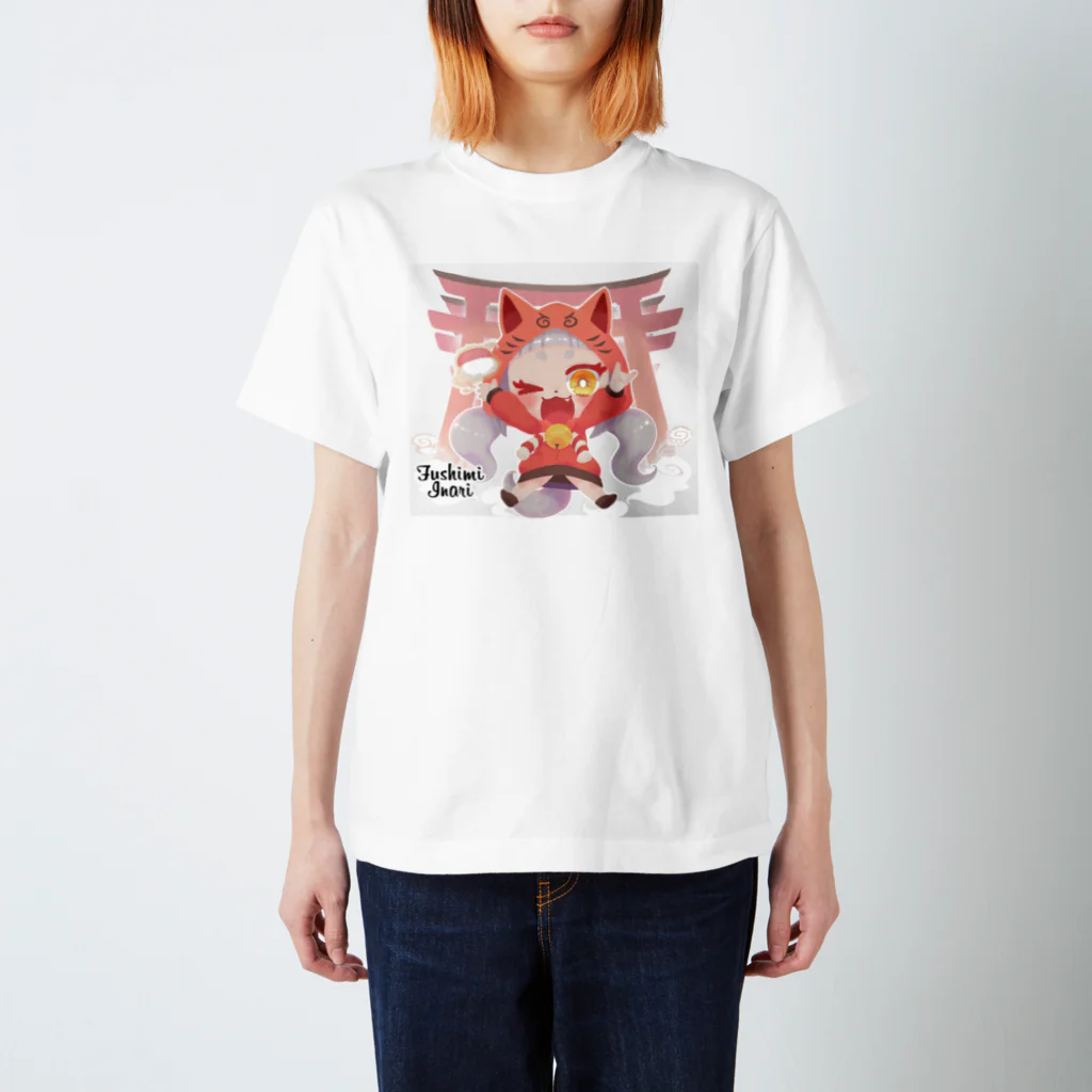 さばのさふぁりの看板ムスメ(fancy) スタンダードTシャツ