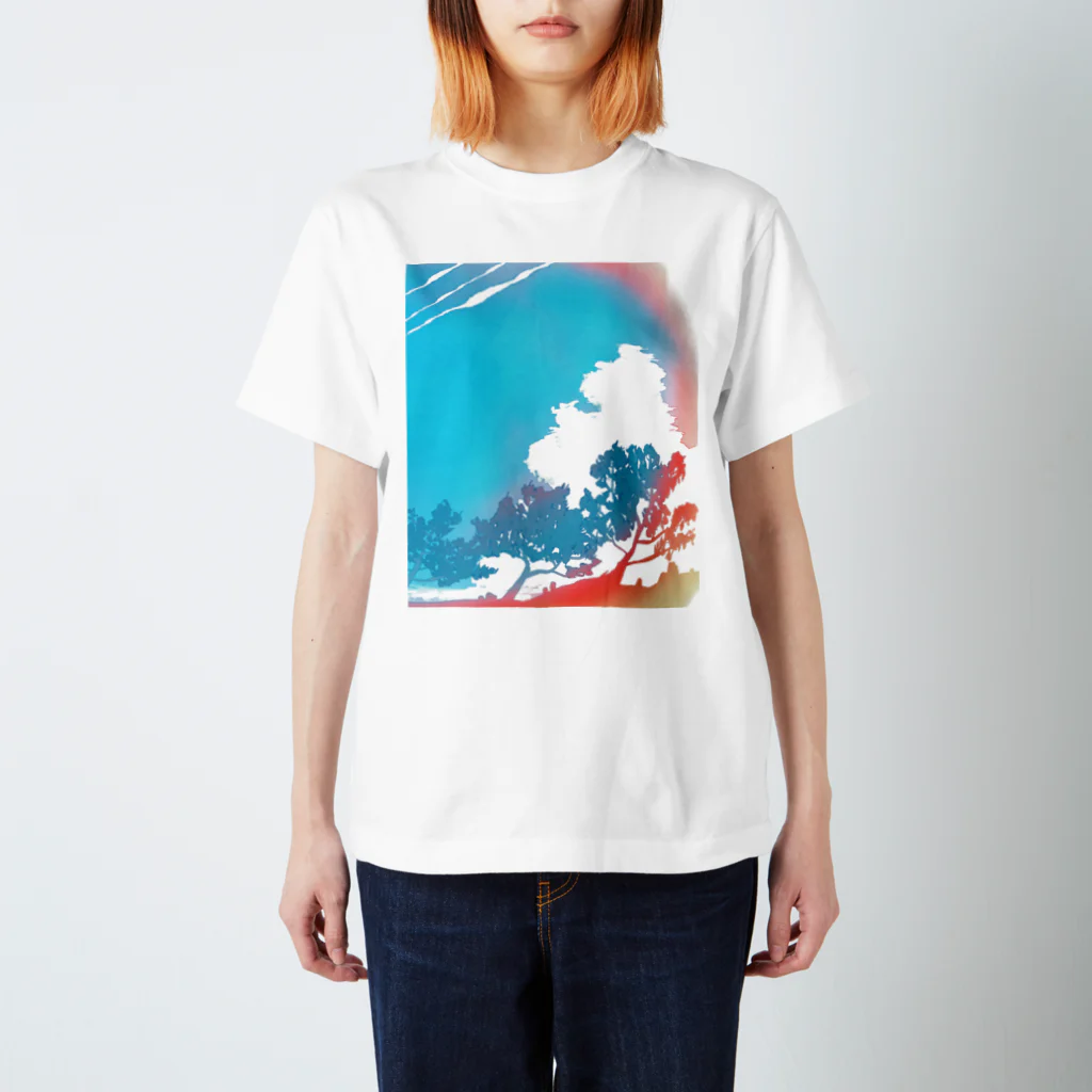 たかし漫画帽子の空シャツ Regular Fit T-Shirt