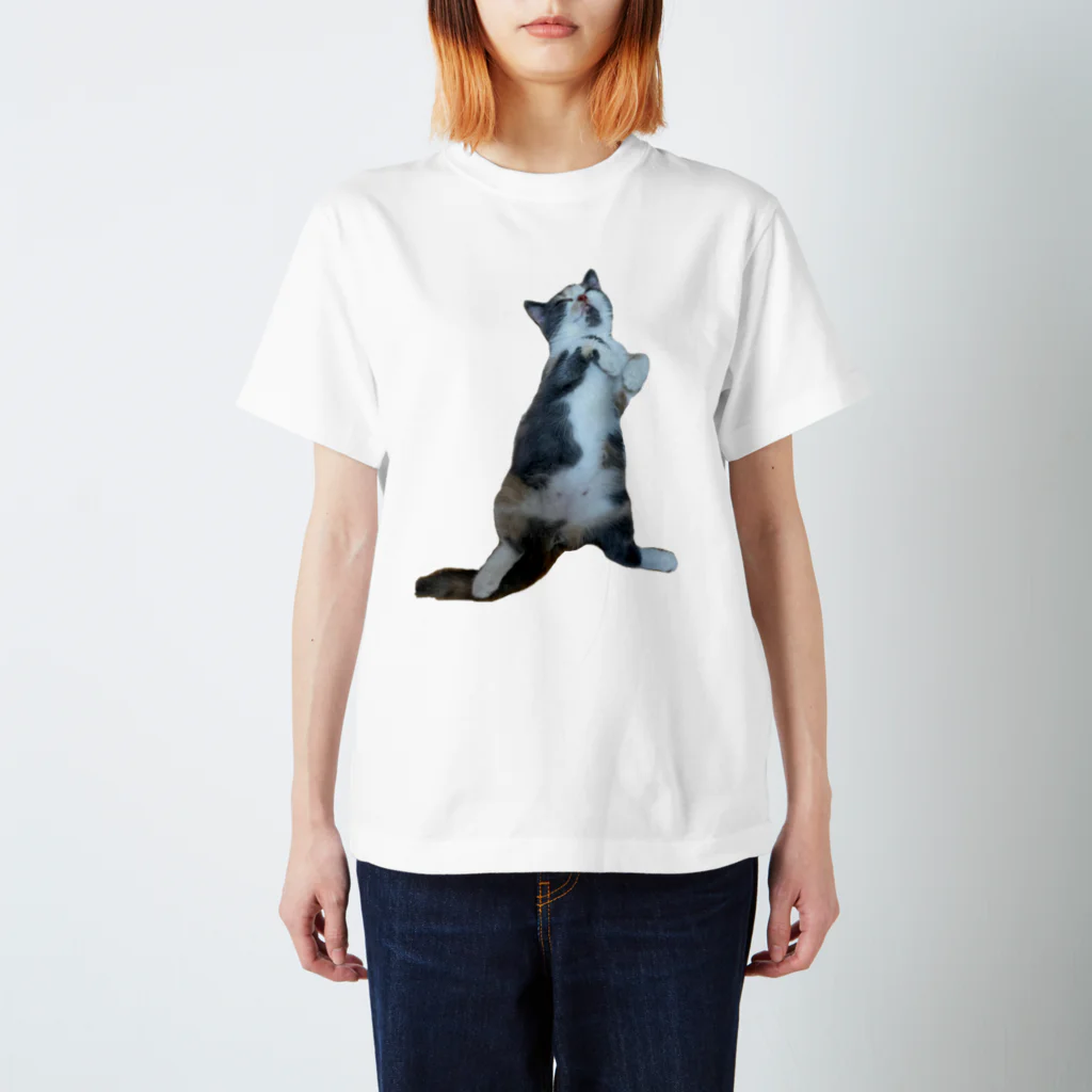 ねこのジゼルのへそ天 Regular Fit T-Shirt