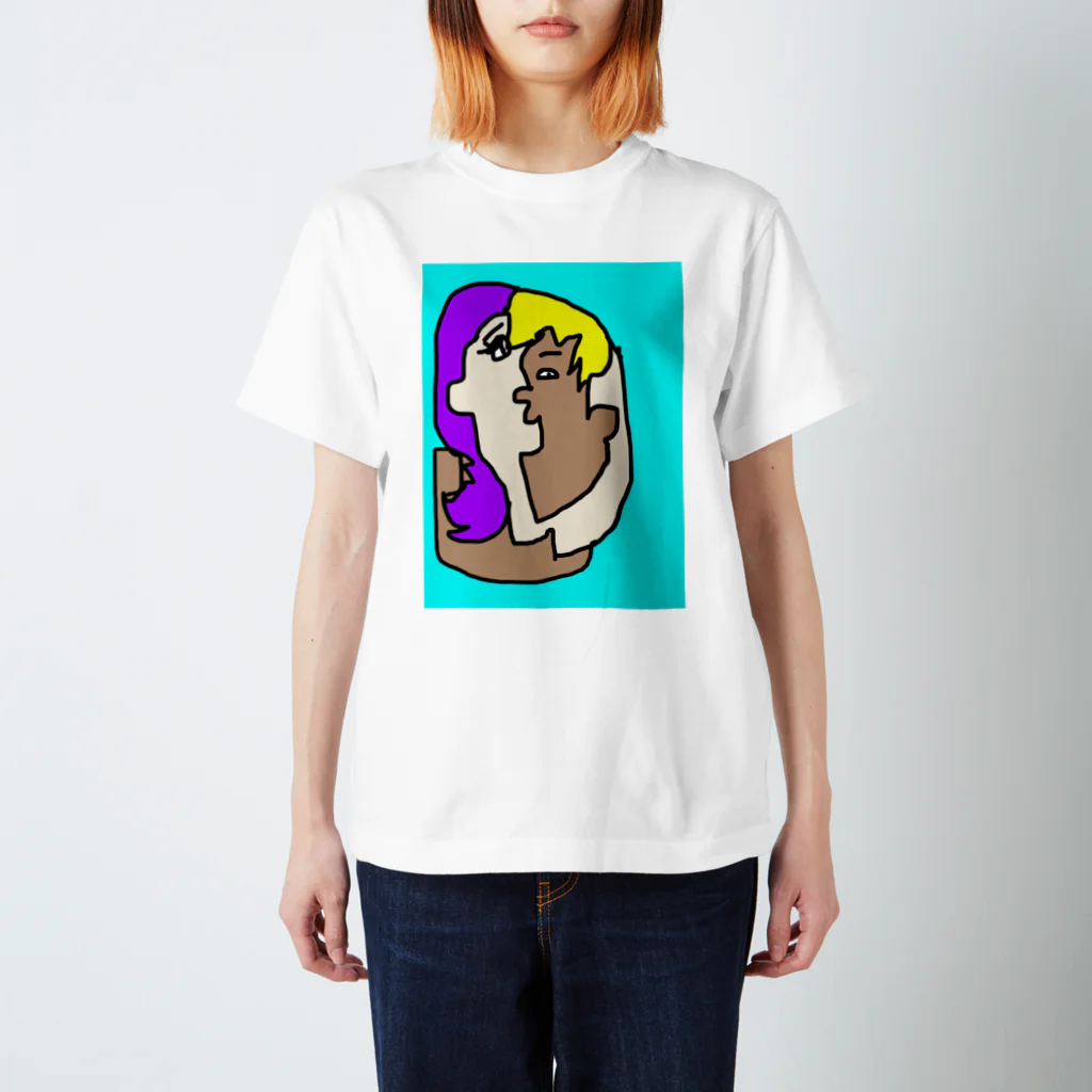 zassoのハグして、キスして。 スタンダードTシャツ