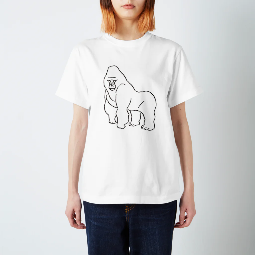 tanemaki zakkaのgorilla Regular Fit T-Shirt