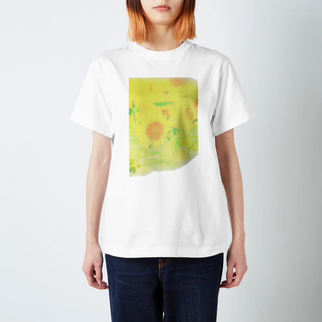 MonaRose Bijouxのひまわり畑 Regular Fit T-Shirt