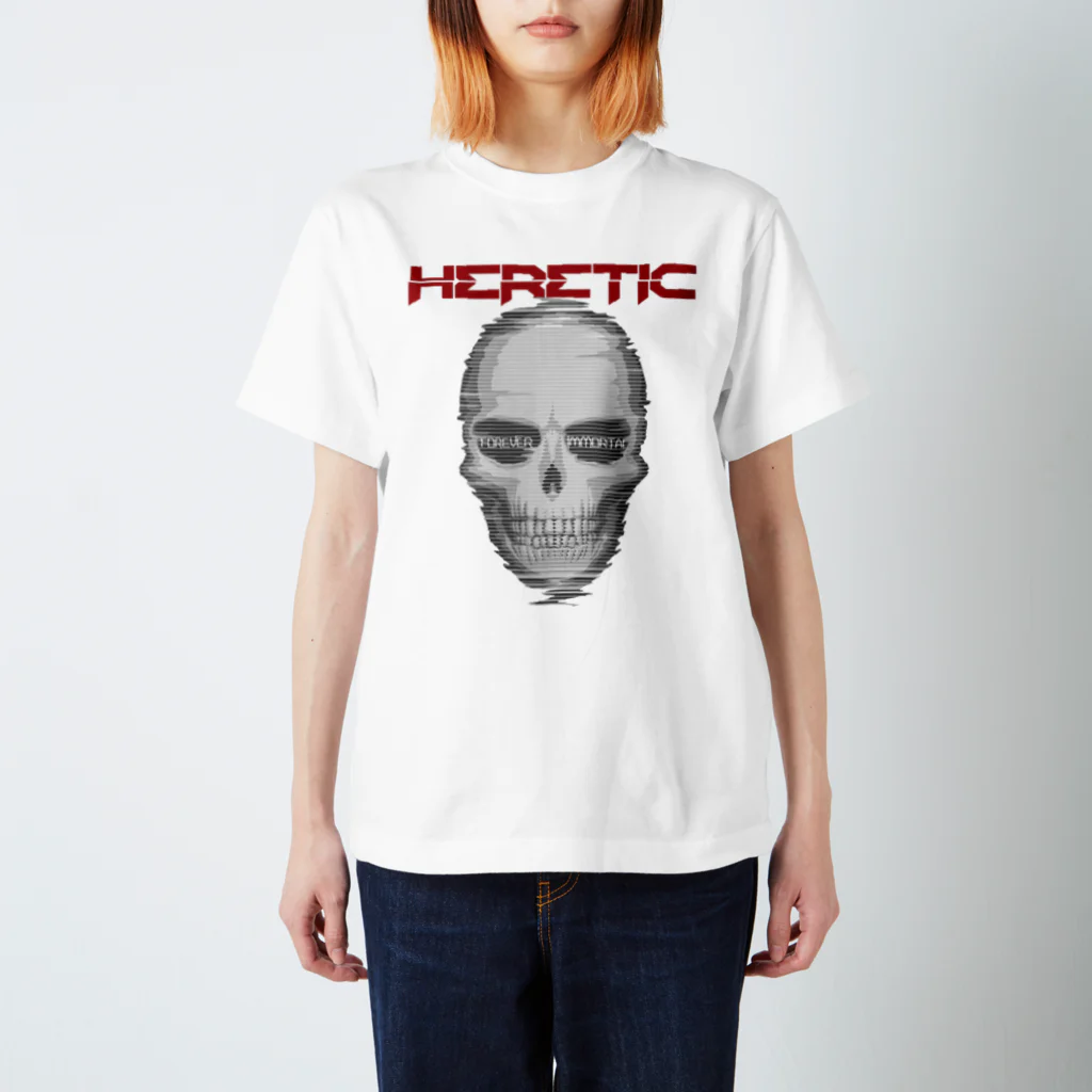 H E R E T I CのNoise skull スタンダードTシャツ