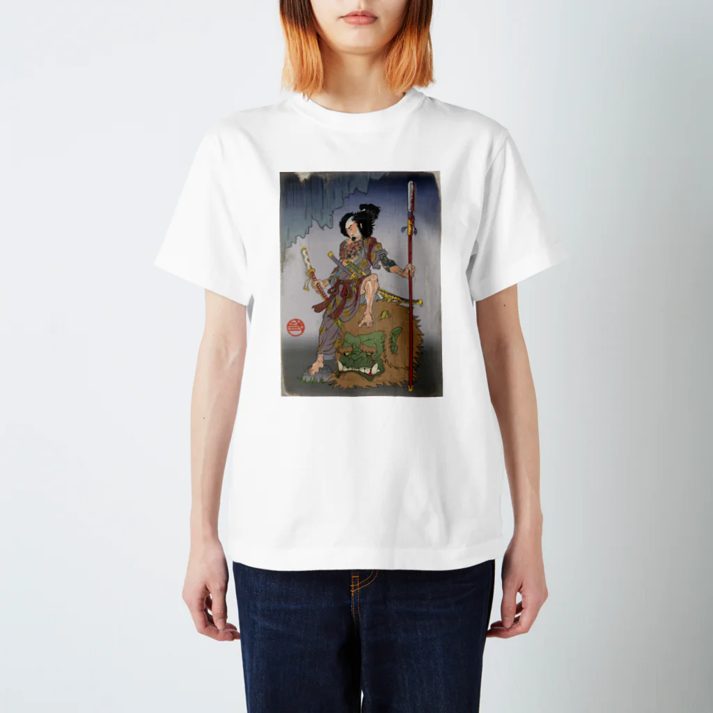 nidan-illustrationの"武者絵" 2-#1 Regular Fit T-Shirt