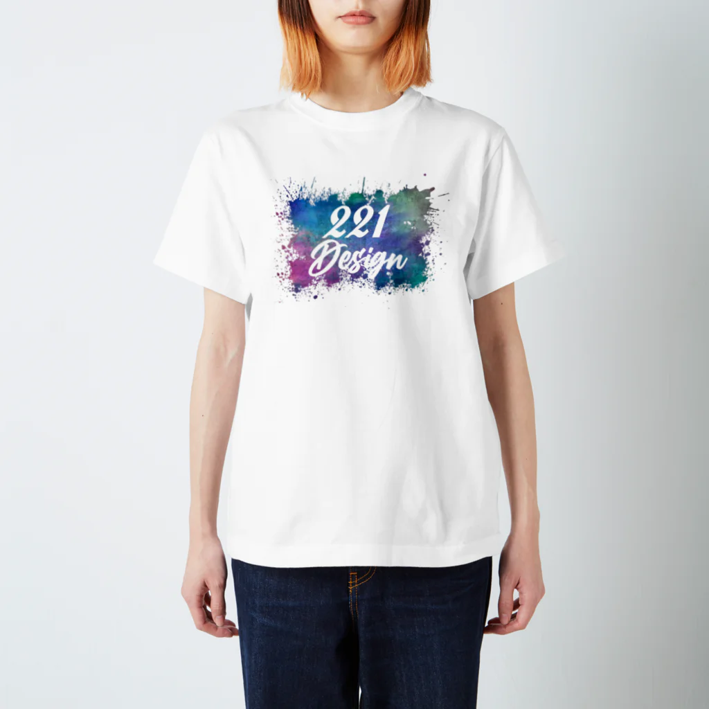 221の221Design03 スタンダードTシャツ