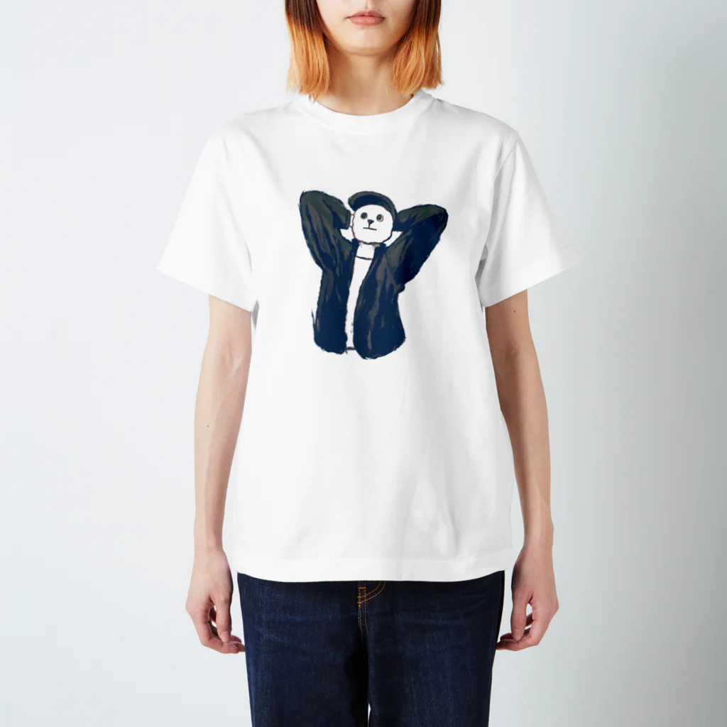 たかし漫画帽子の犬男　知らんけど Regular Fit T-Shirt