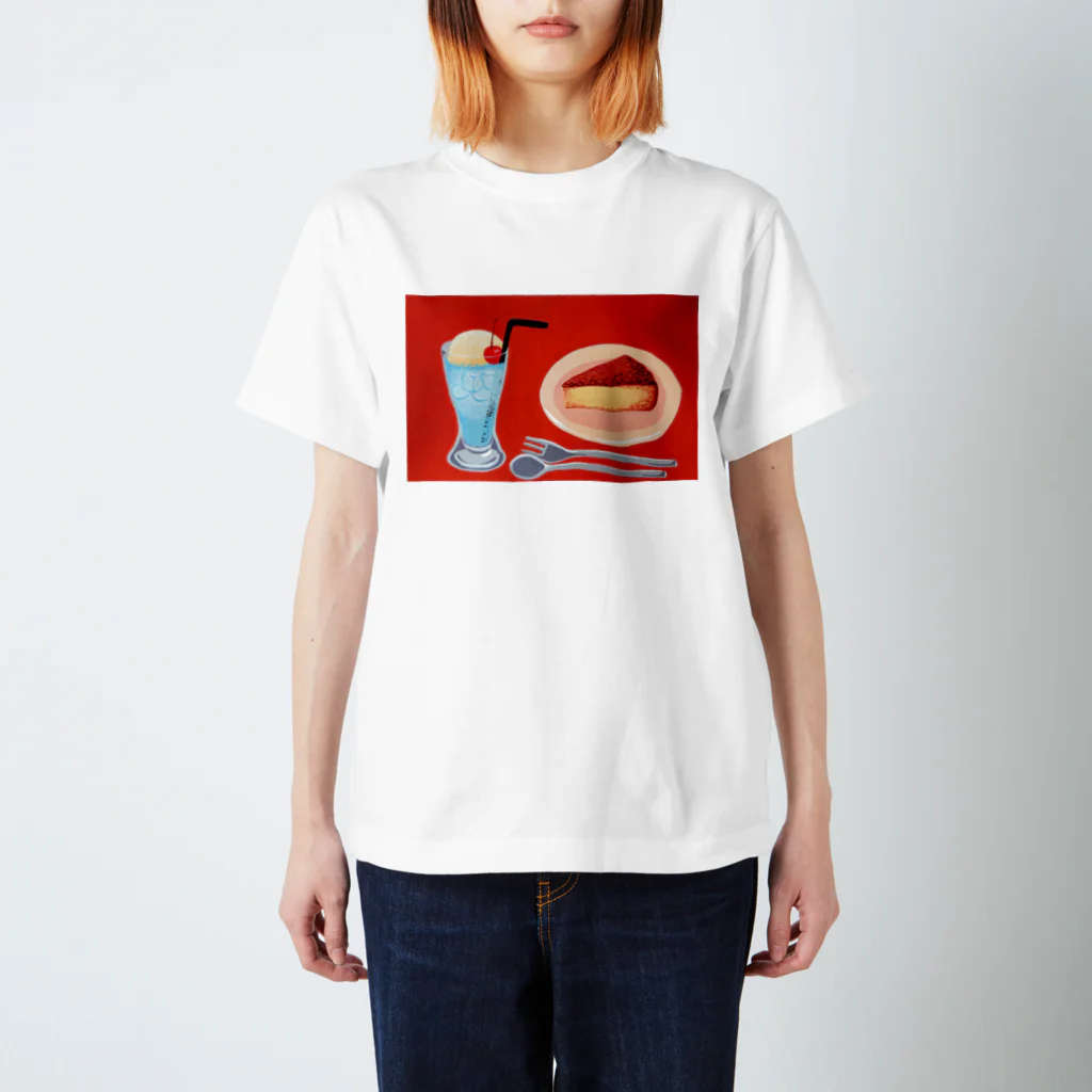 タミフルのケーキとクリームソーダ スタンダードTシャツ