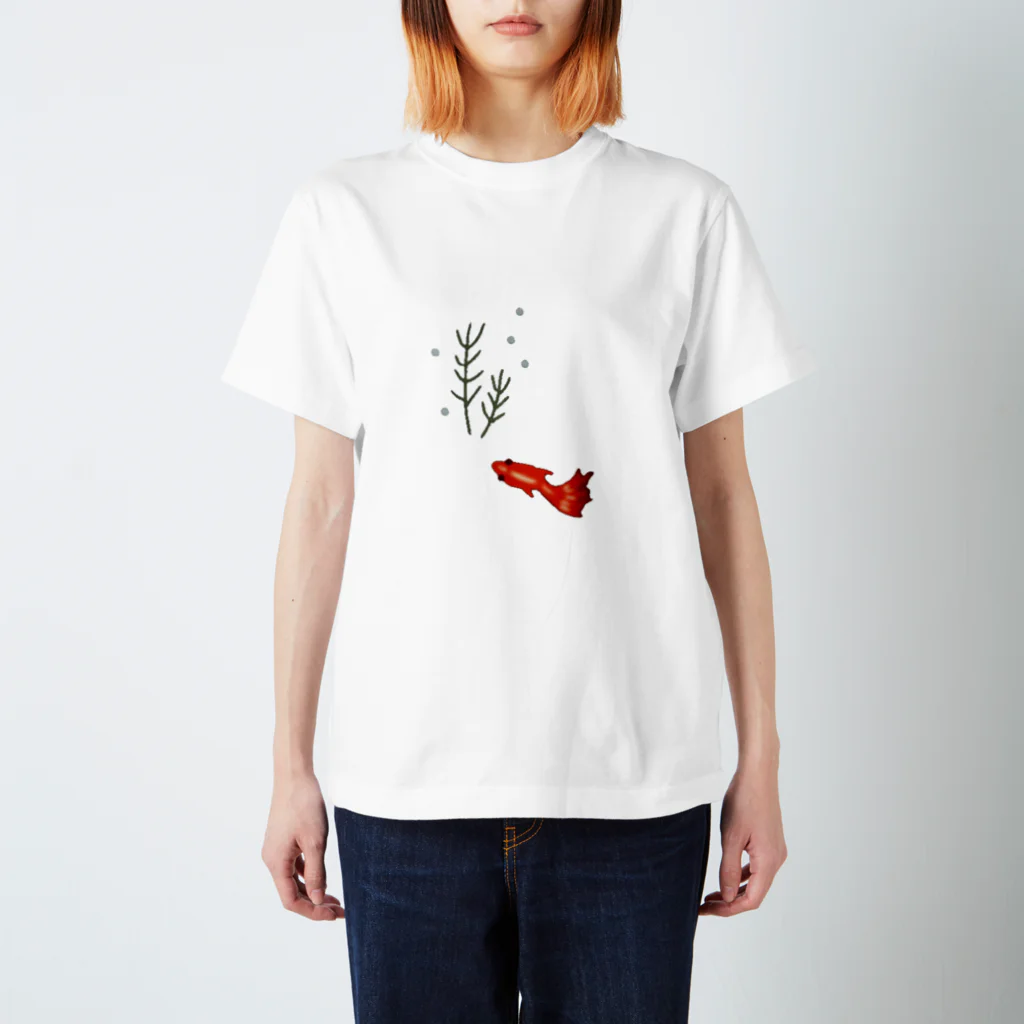 DIAGONAL MODEのGOLD FISH スタンダードTシャツ