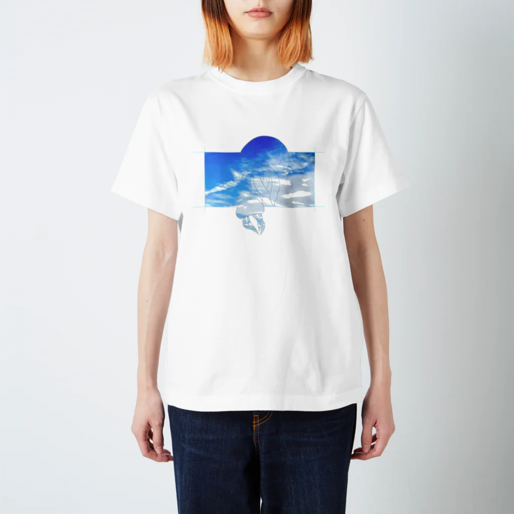 あきぞらやの空飛ぶクラゲ スタンダードTシャツ