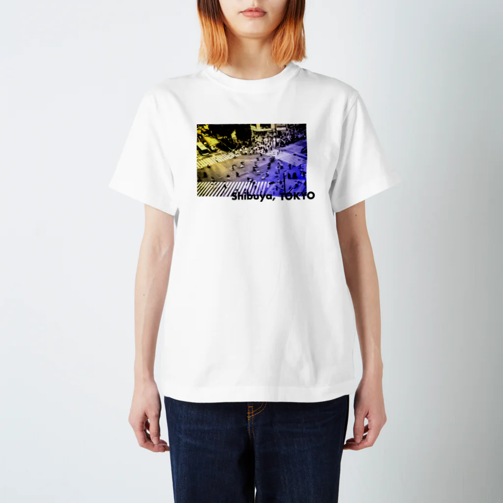 東京シティポップ_TOKYO CITY POPの東京シティポップ_Shibuya スタンダードTシャツ