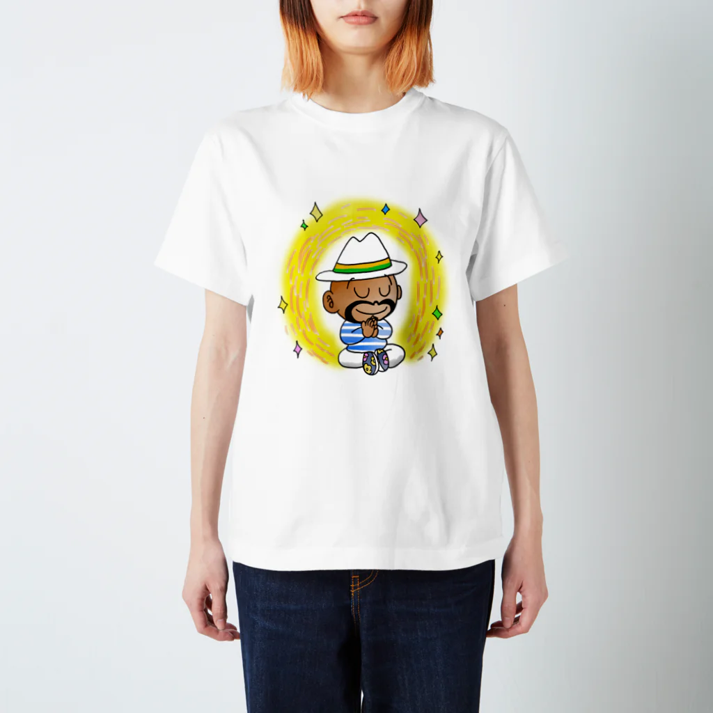 RAJACAFEのPraying スタンダードTシャツ