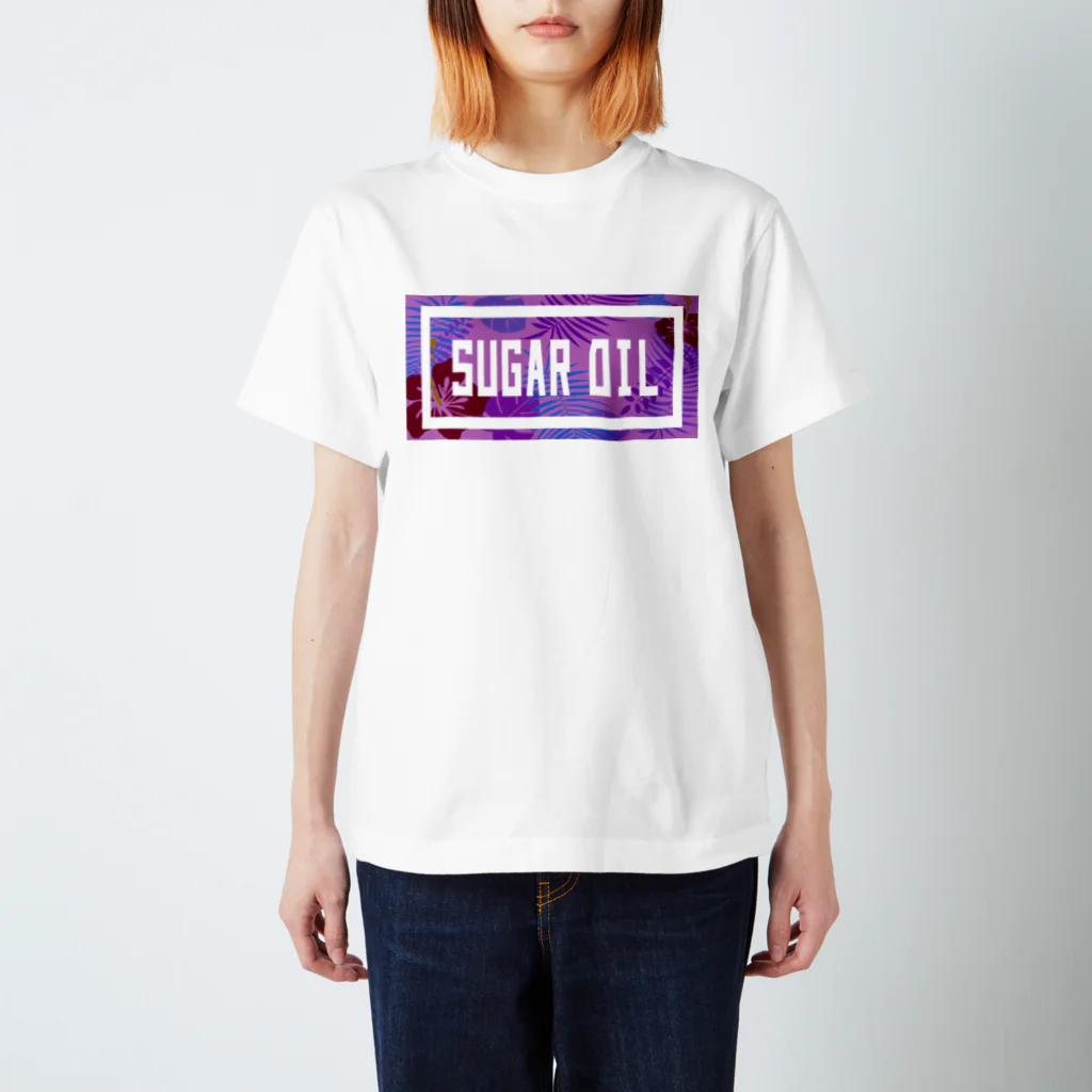 Sugar OilのSUGAR OIL ハワイアン ピンク スタンダードTシャツ