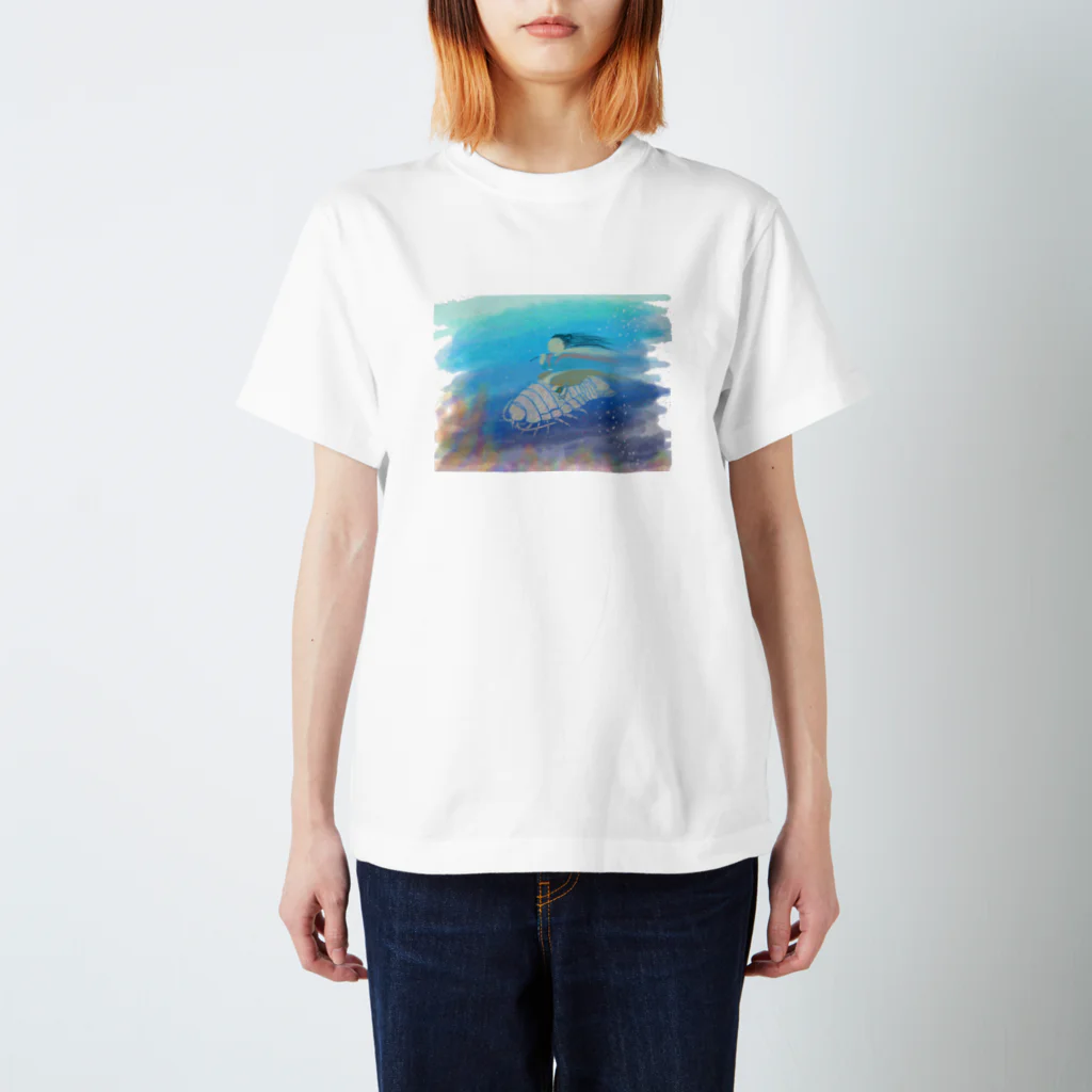 cho shinkaiの深海のダイオウグソクムシ スタンダードTシャツ