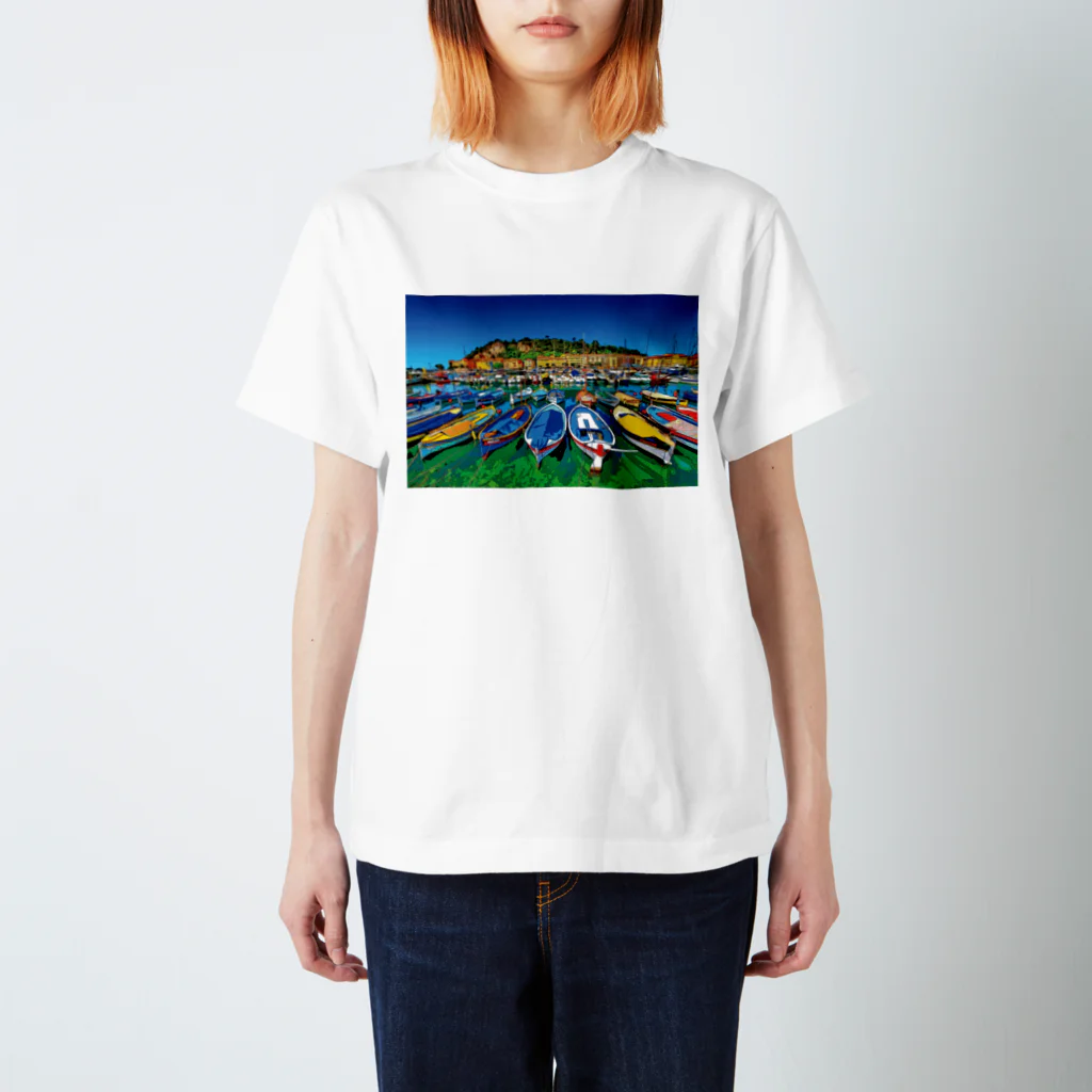 GALLERY misutawoのフランス コート・ダジュール Regular Fit T-Shirt