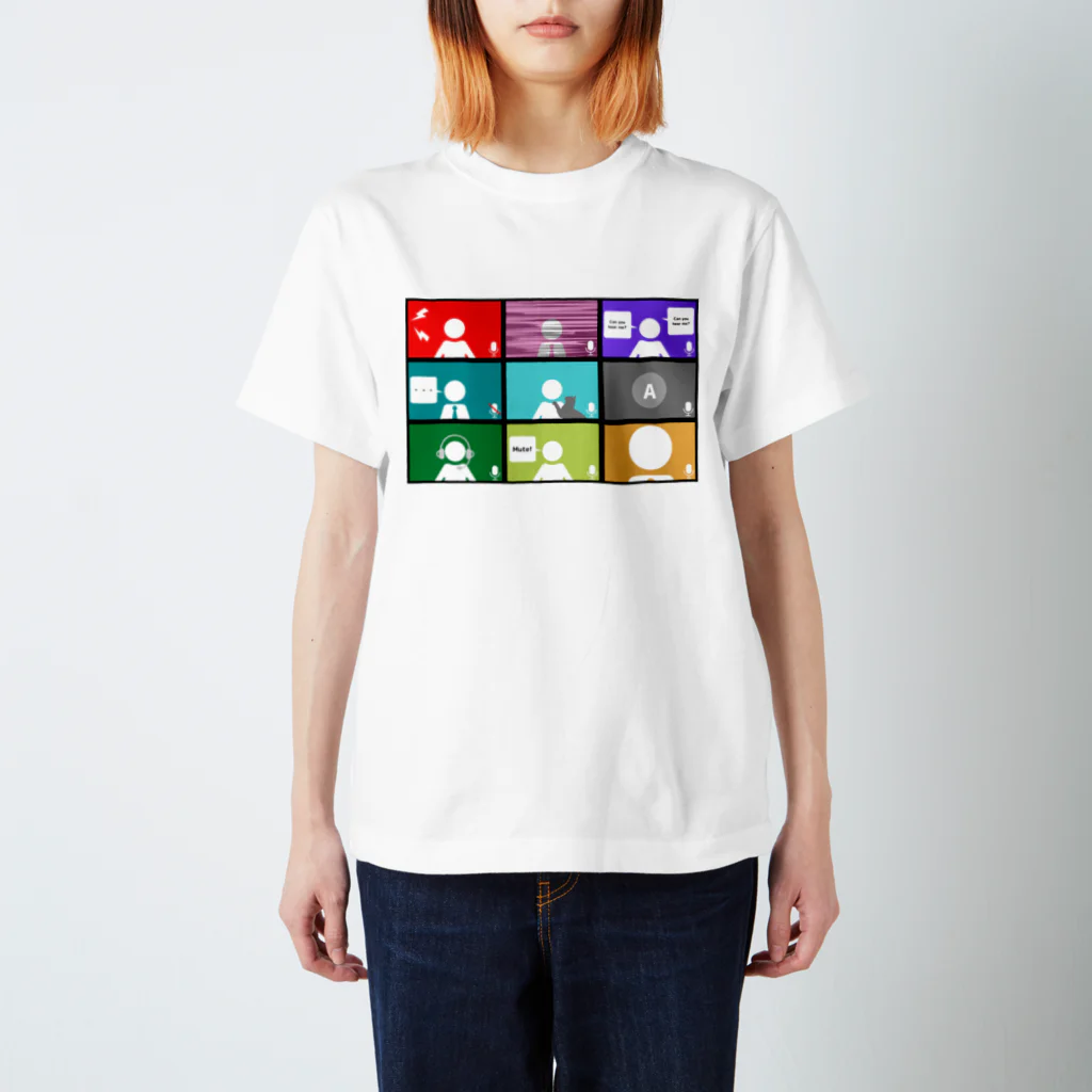 テクリーのリモート会議 1 スタンダードTシャツ