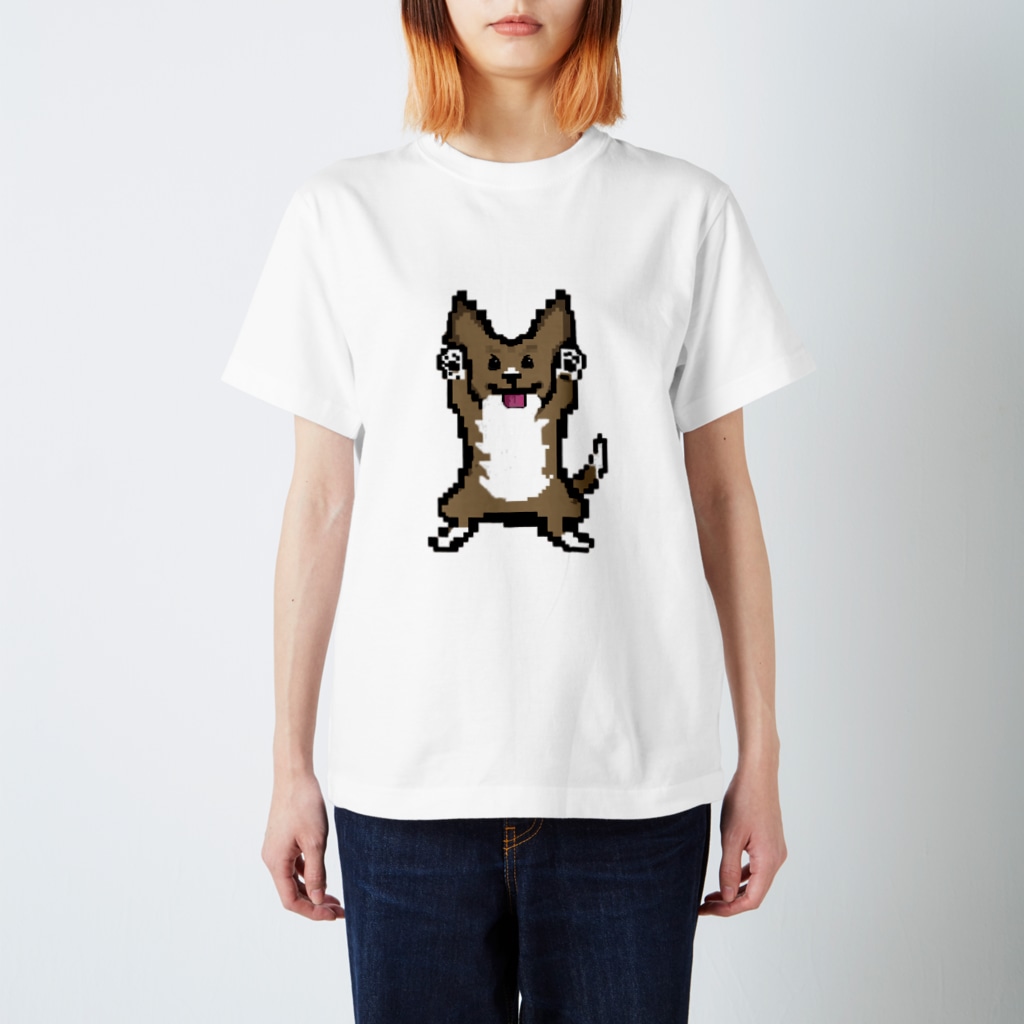 HIKKUNのドット絵コーギー Regular Fit T-Shirt