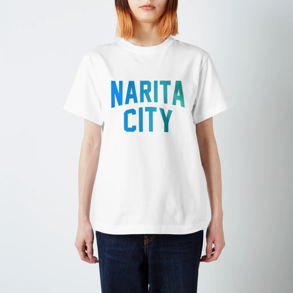 JIMOTOE Wear Local Japanの成田市 NARITA CITY ロゴブルー Regular Fit T-Shirt