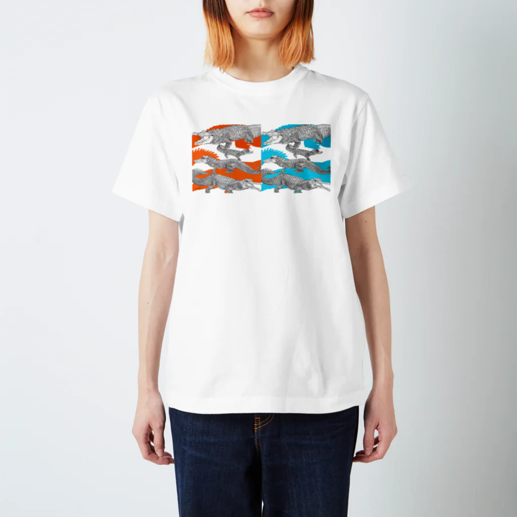 どうぶつのホネ、ときどきキョウリュウ。のWANI スタンダードTシャツ