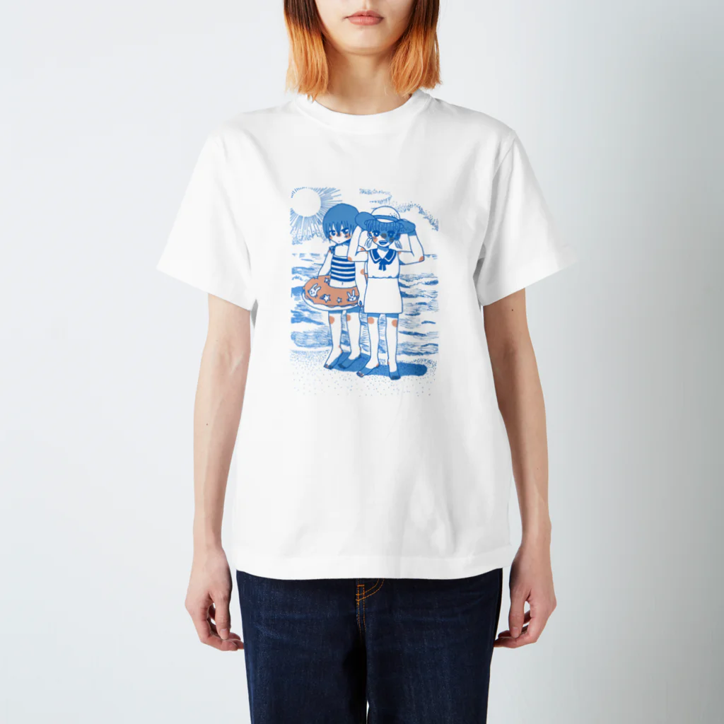 渡邊野乃香のお店の夏休み、海にて。 Regular Fit T-Shirt