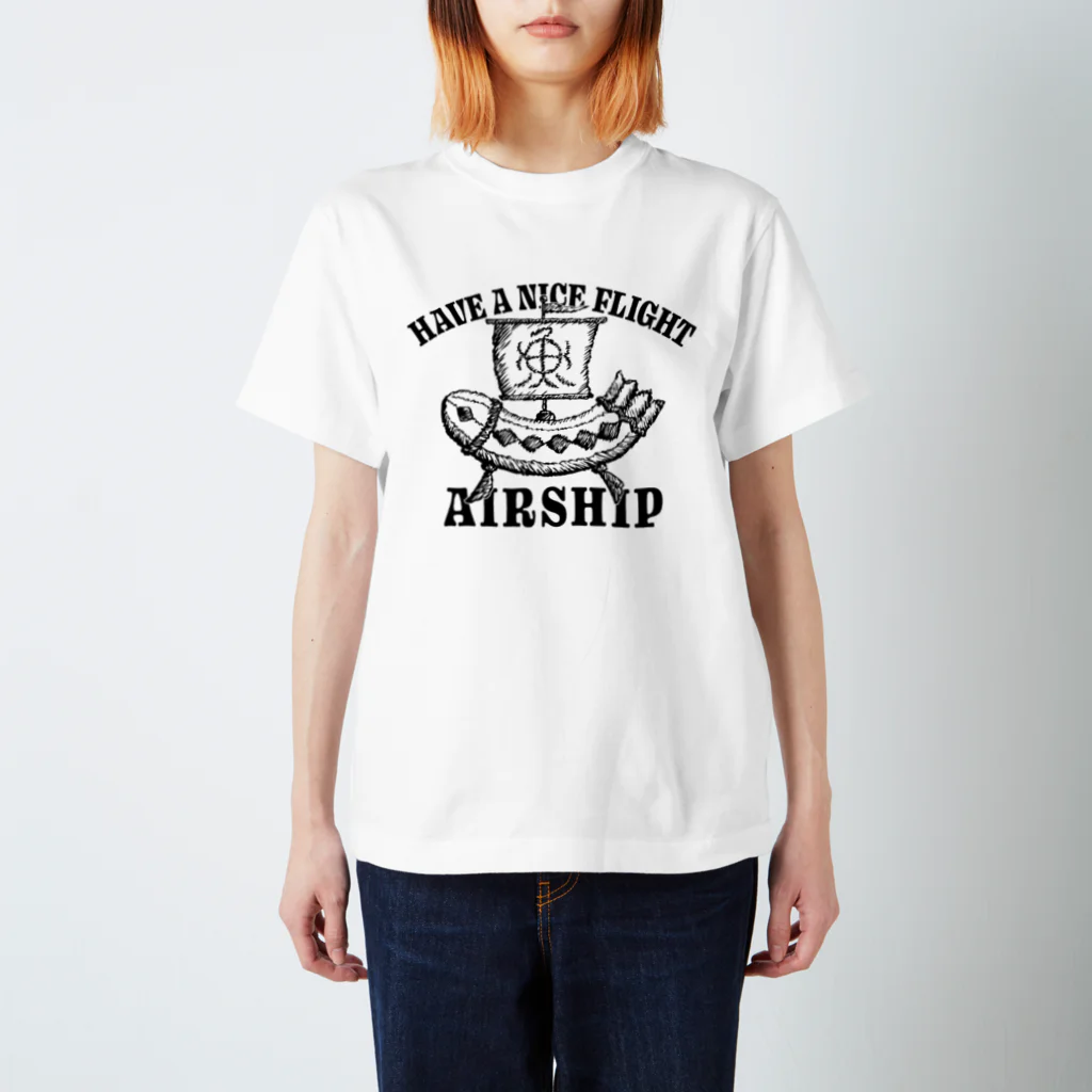 nori's monochroのエアーシップtype02 スタンダードTシャツ