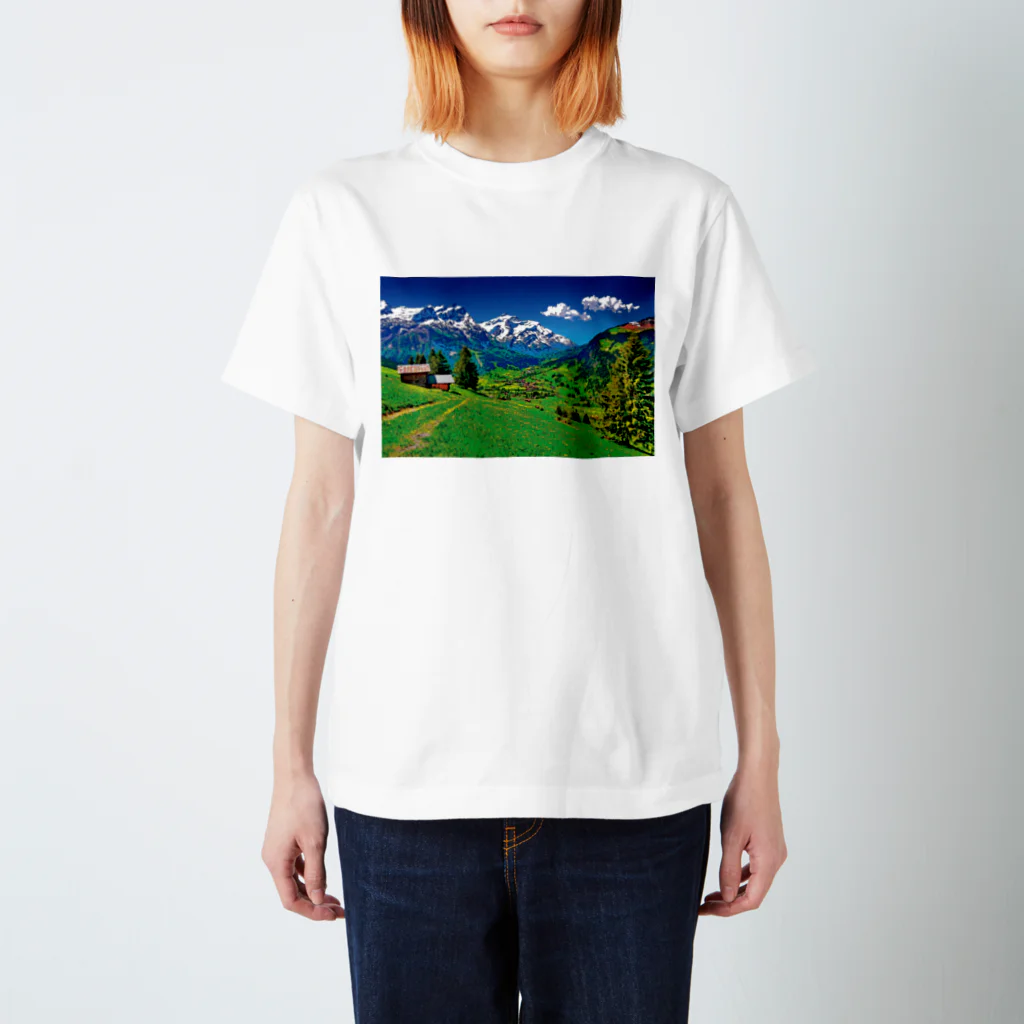 GALLERY misutawoのスイス ベルナー・オーバーラント地方 スタンダードTシャツ