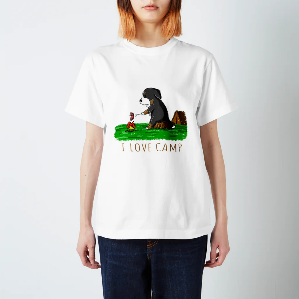 Kazunari0420のI LOVE CAMP バーニーズ・マウンテン・ドッグ Regular Fit T-Shirt