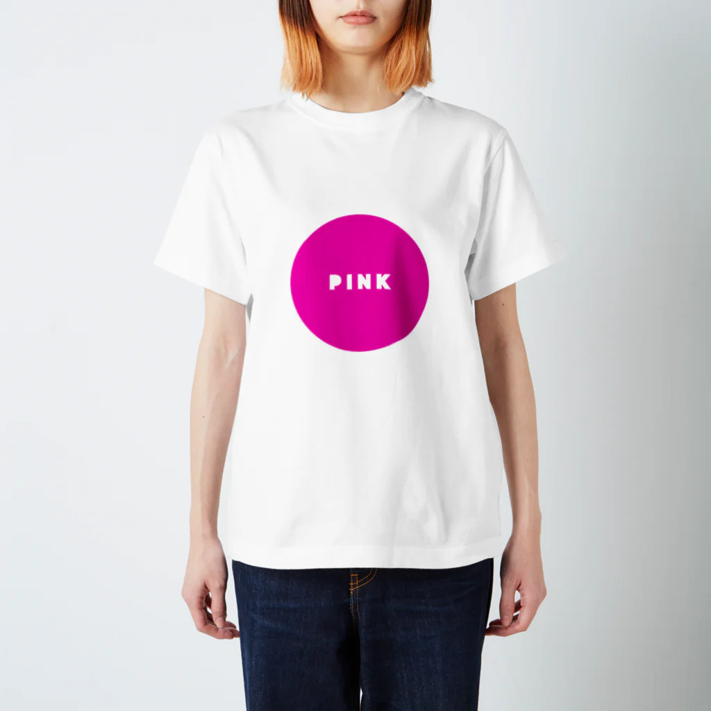 PのCIRCLE PINK. スタンダードTシャツ