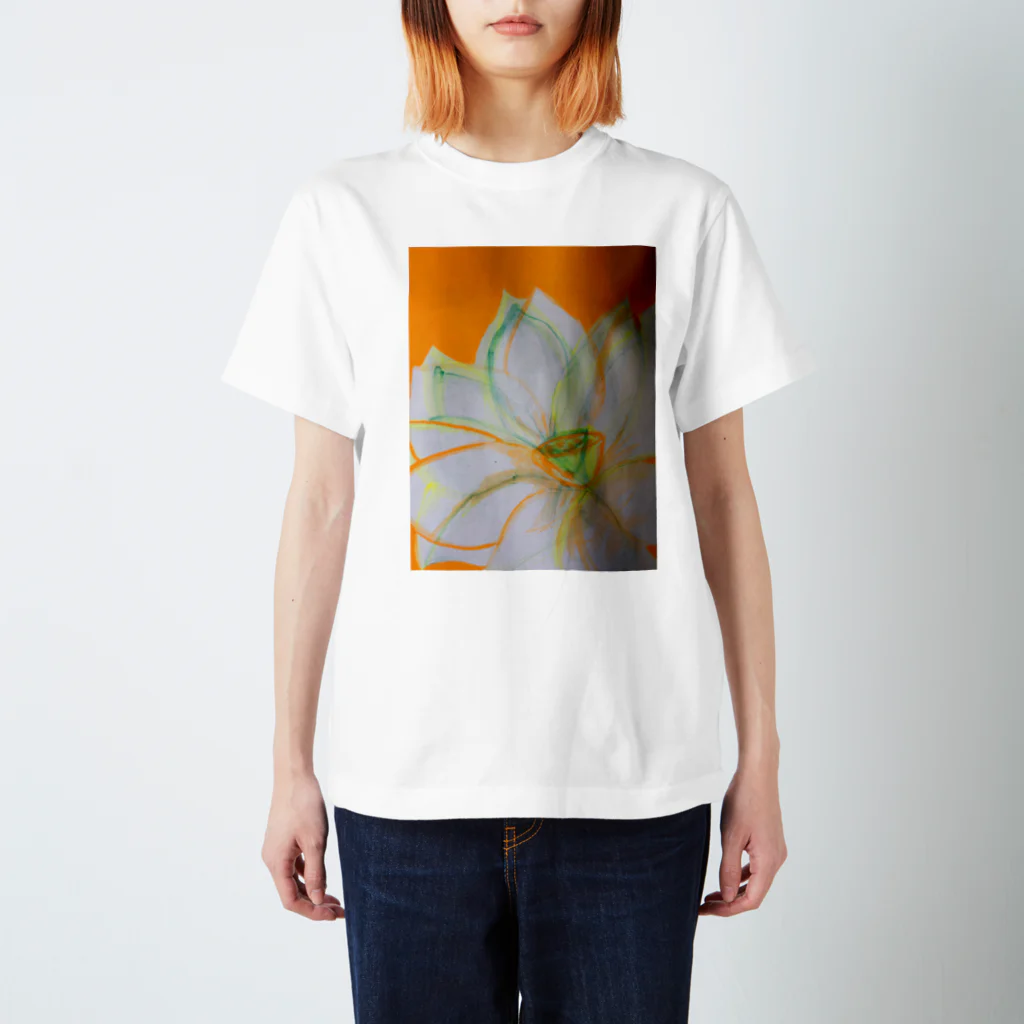 hirokoの蓮ーpadomeーsun color Regular Fit T-Shirt