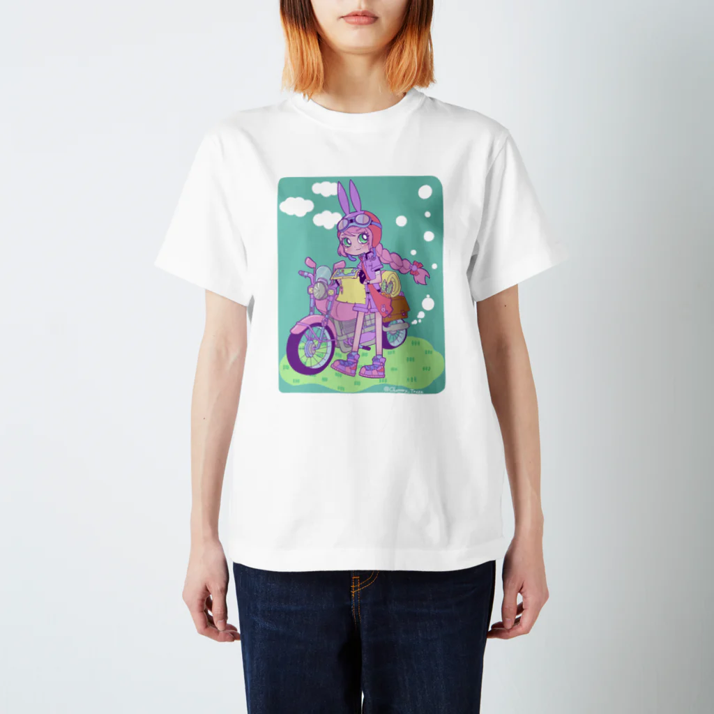 さくらぎ🌸ちるちるの旅するウサギちゃん Regular Fit T-Shirt