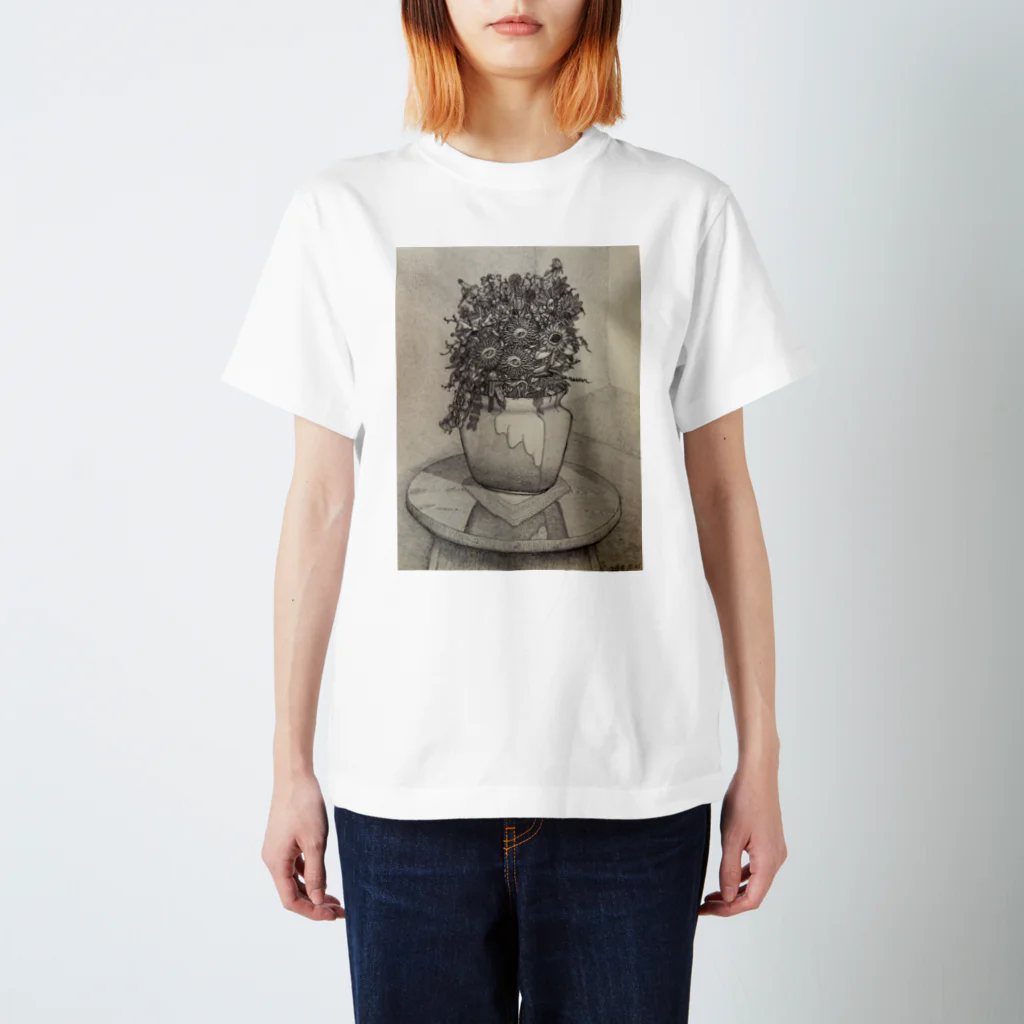達磨の擬人華 花瓶 Regular Fit T-Shirt