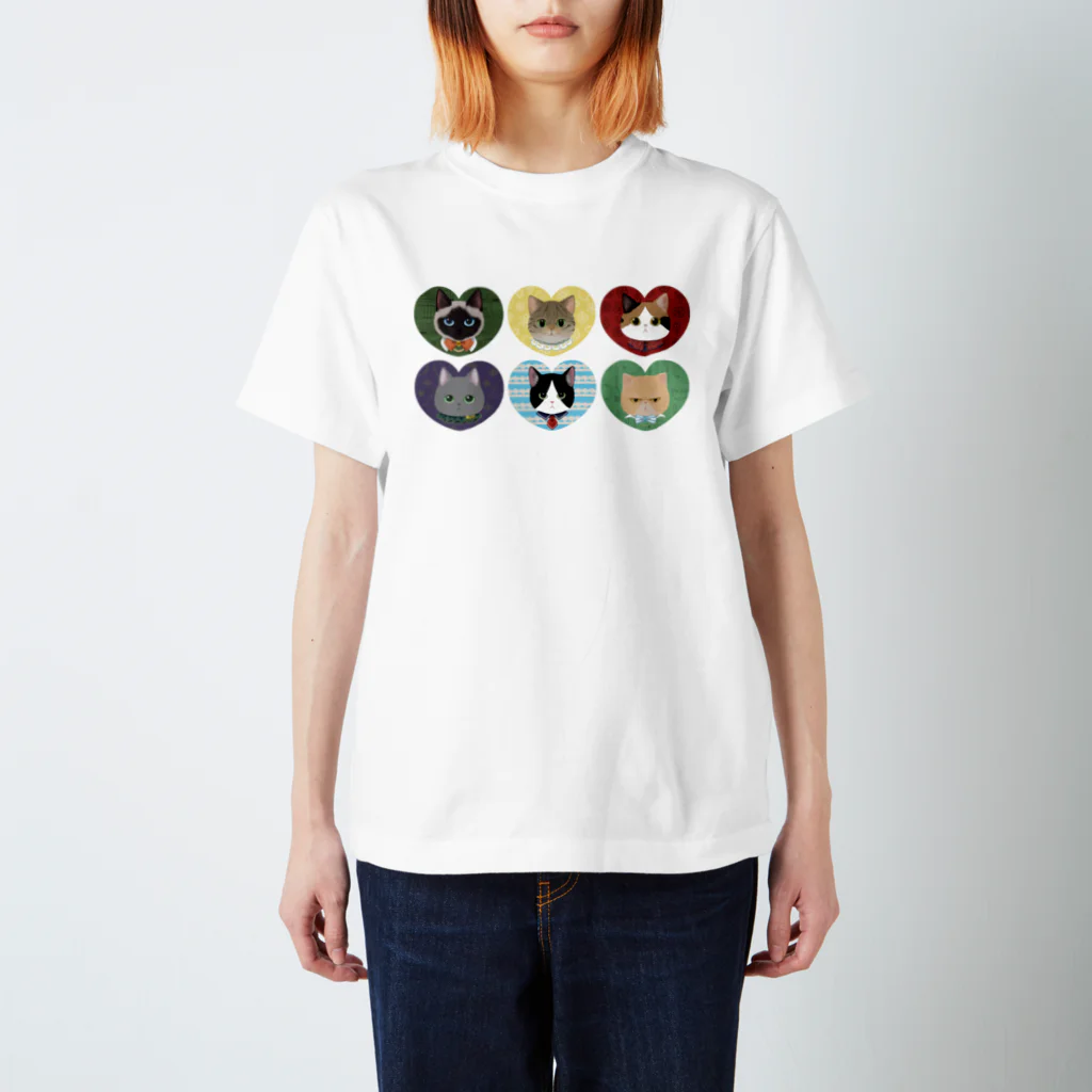 kima-maniのani★mani-ねこたち- Regular Fit T-Shirt