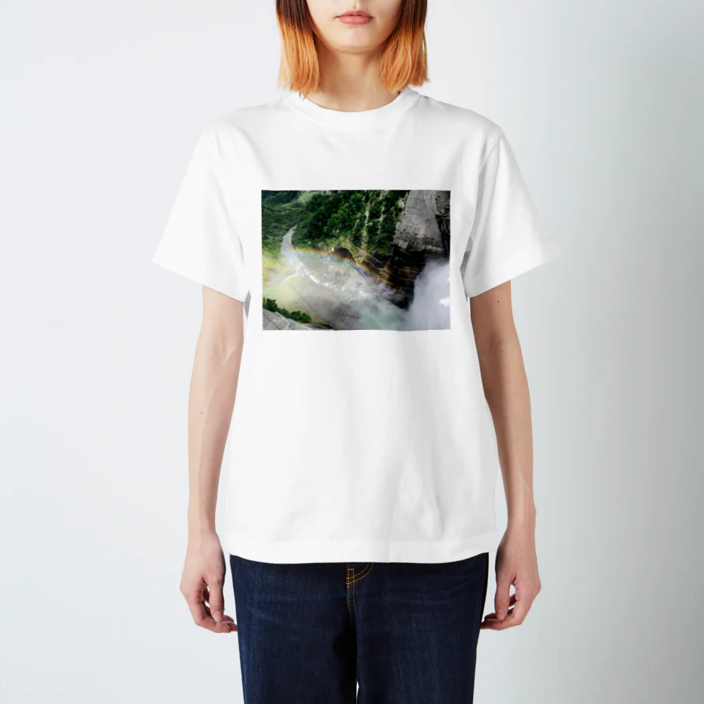 KugyuuuのKurobe Dam スタンダードTシャツ