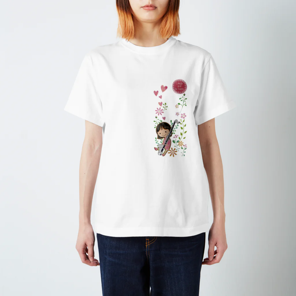 ayapicのバスクラLoveな女の子 Regular Fit T-Shirt