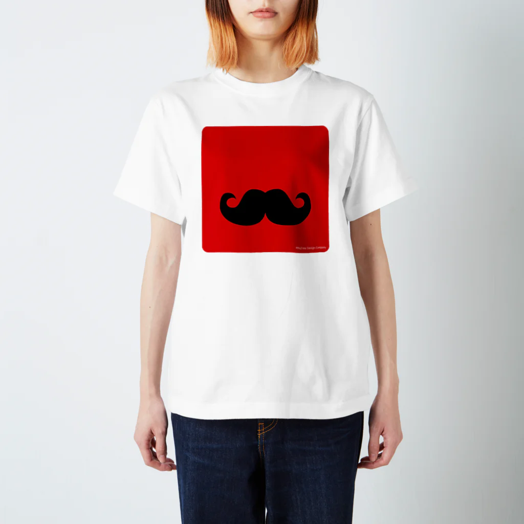 NJima_design_companyのmoustache スタンダードTシャツ