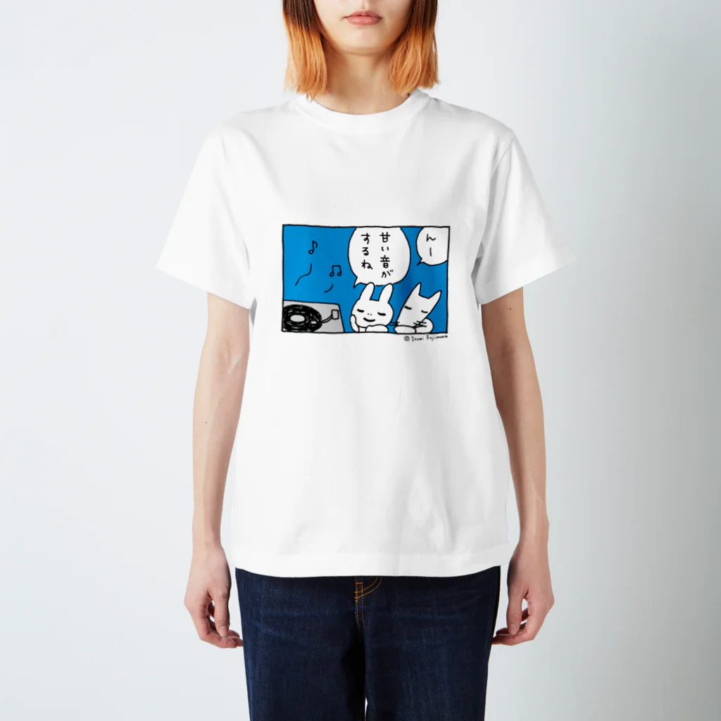 ですちゃ‼︎のですちゃ！！レコード スタンダードTシャツ