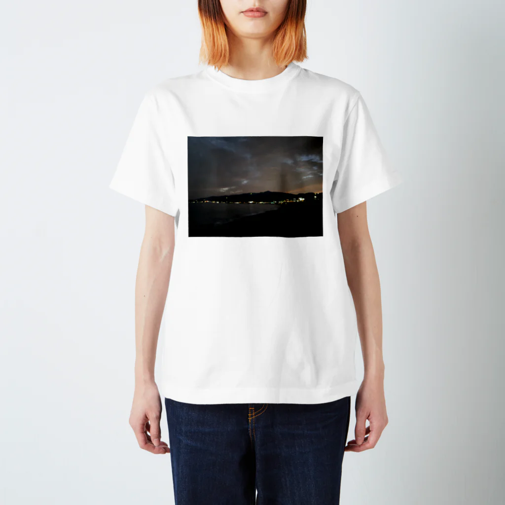 伊坂明の冬の海 Regular Fit T-Shirt