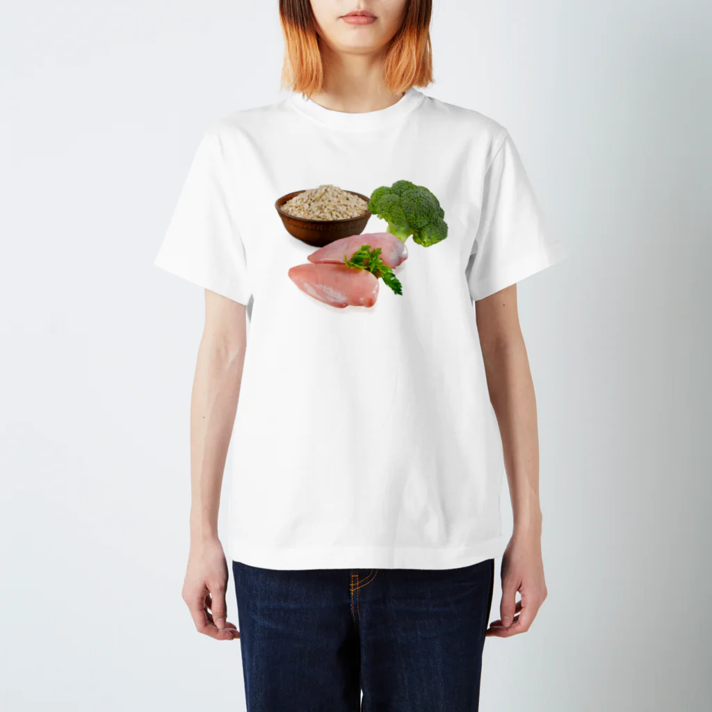 マッスルデザイン処の筋肉に捧ぐ三種の神食 Regular Fit T-Shirt