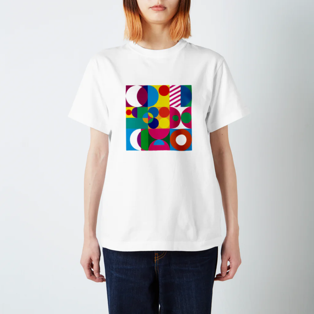 こだまの幾何学タイル Regular Fit T-Shirt