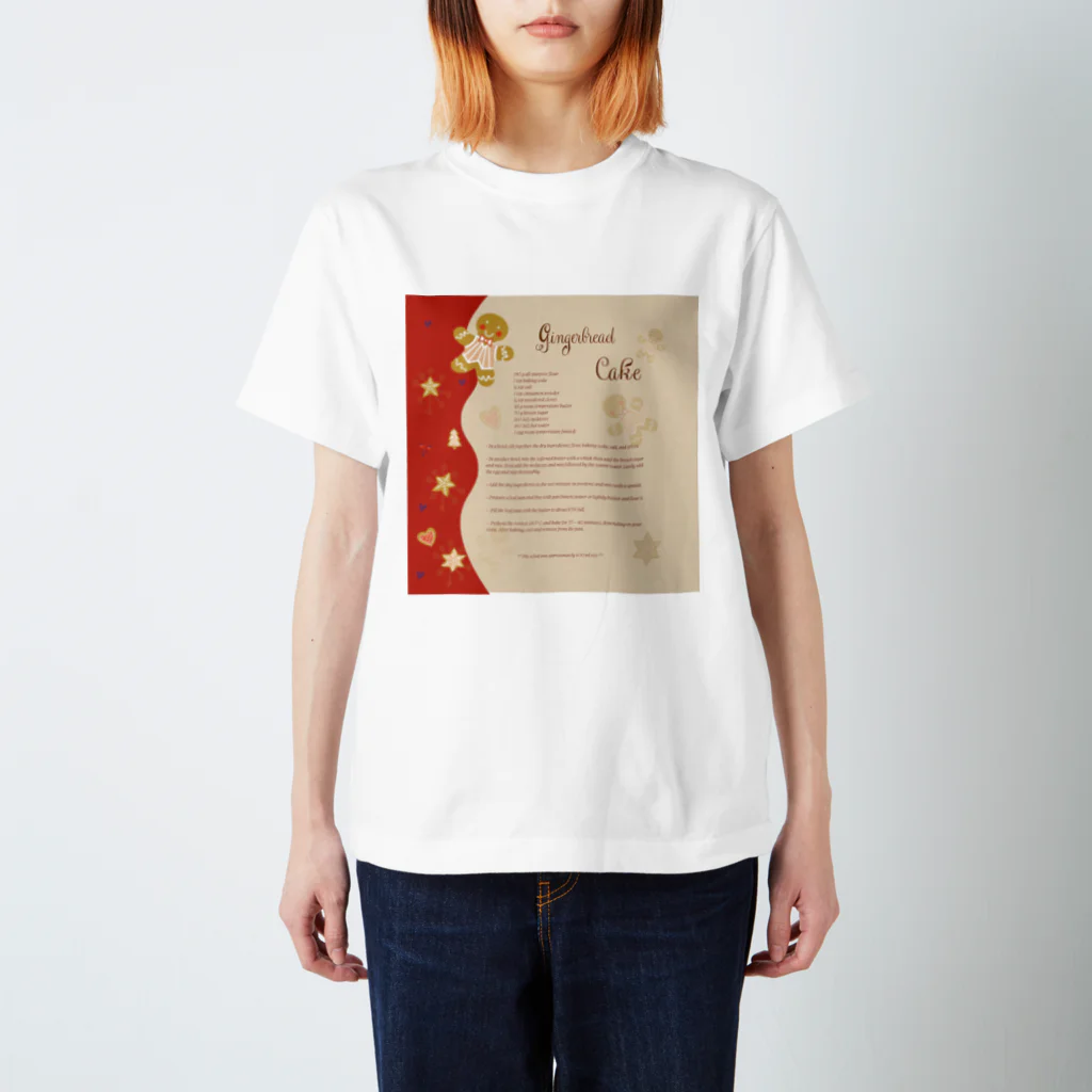 KatsのChristmas Gingerbread Cake スタンダードTシャツ