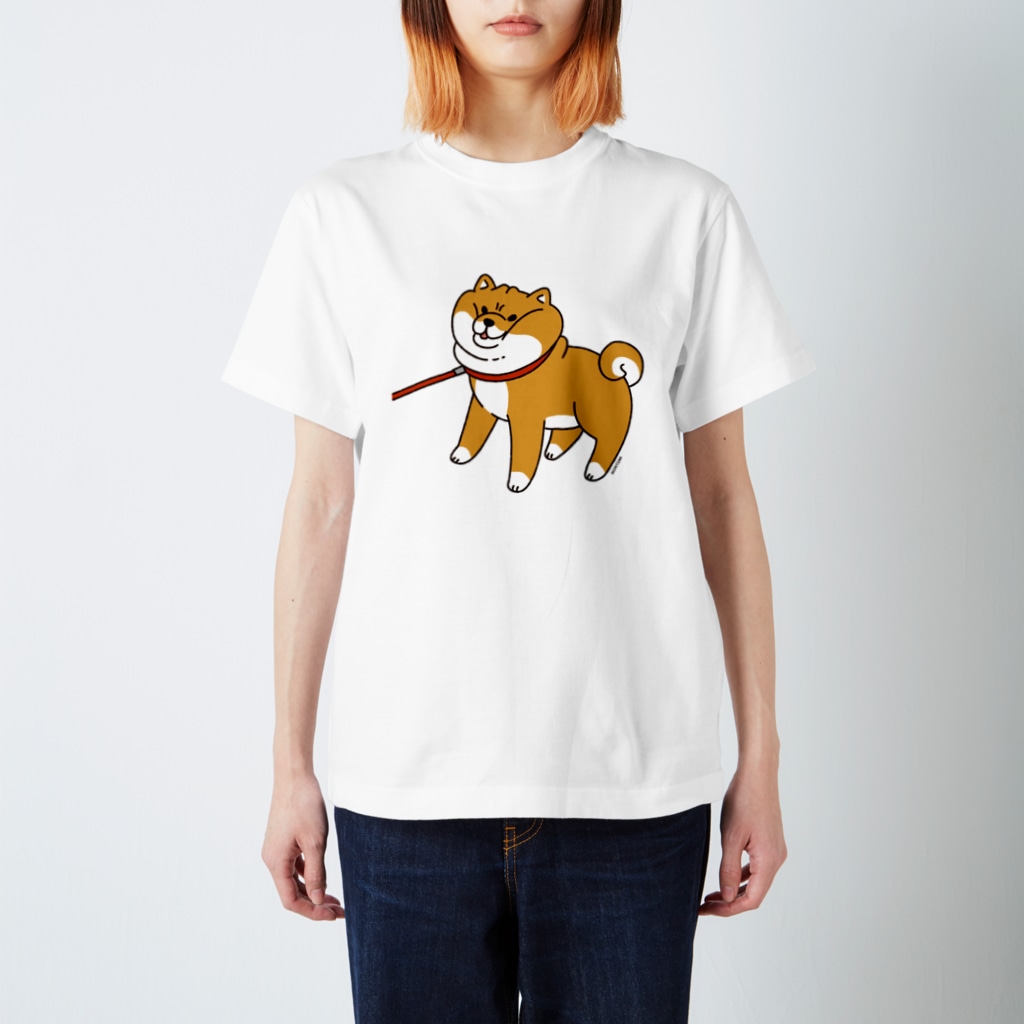 もんとみ( •ө• )の散歩から帰りたくない柴犬 Regular Fit T-Shirt