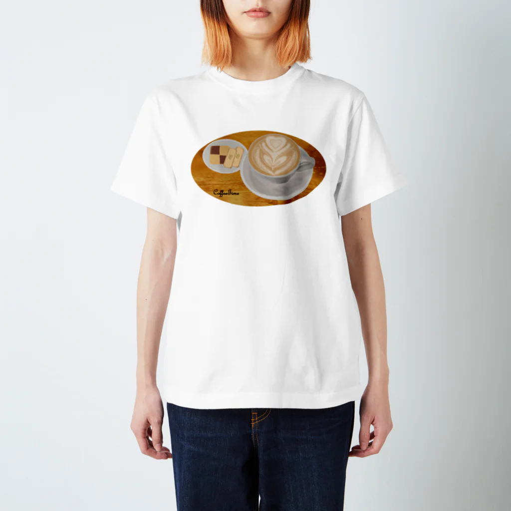 satoharuのハートのラテアート Regular Fit T-Shirt