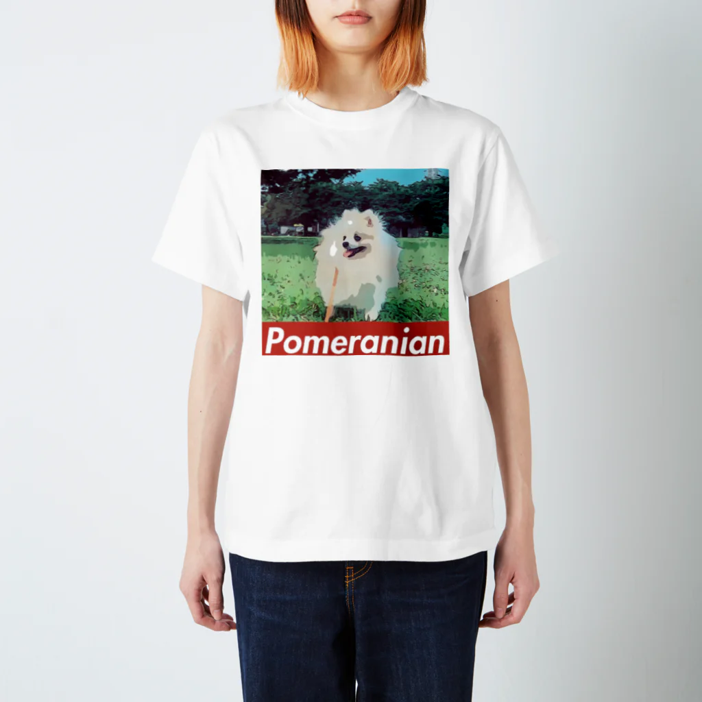 ポメ部のPomeranian park スタンダードTシャツ