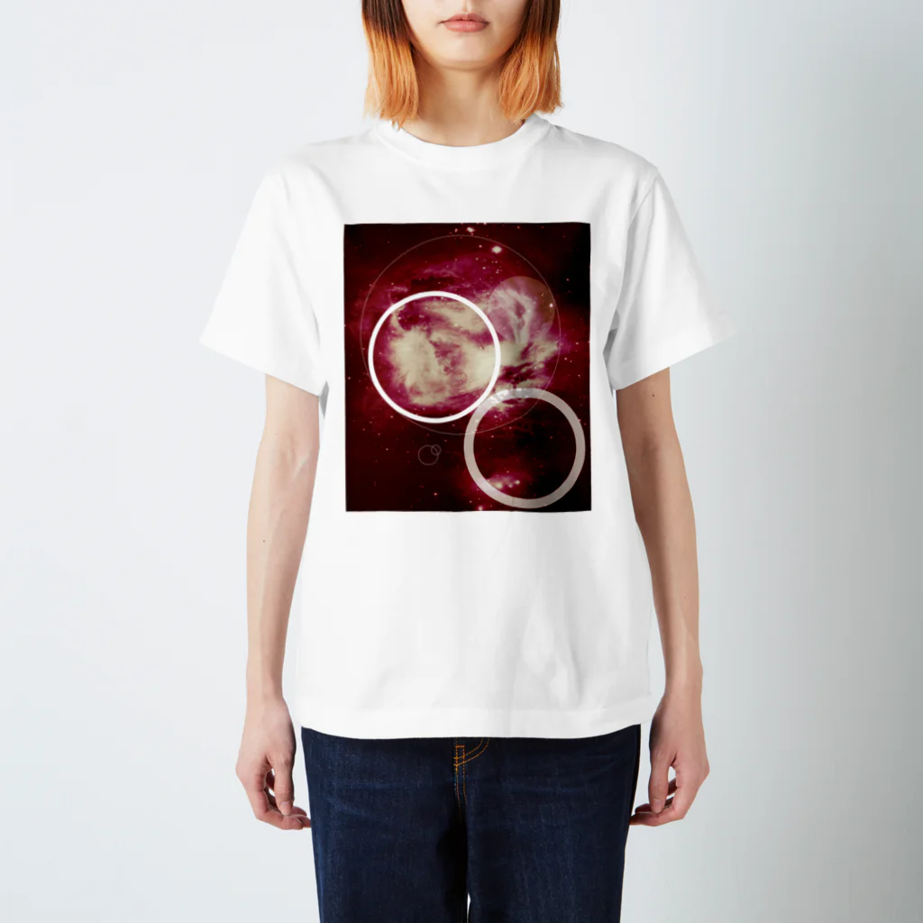 YükaCh!ka(ユカチカ)の宇宙-3 Regular Fit T-Shirt