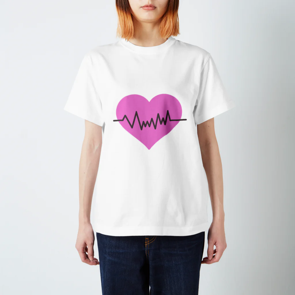 ＰａＮのHeart ECG Regular Fit T-Shirt