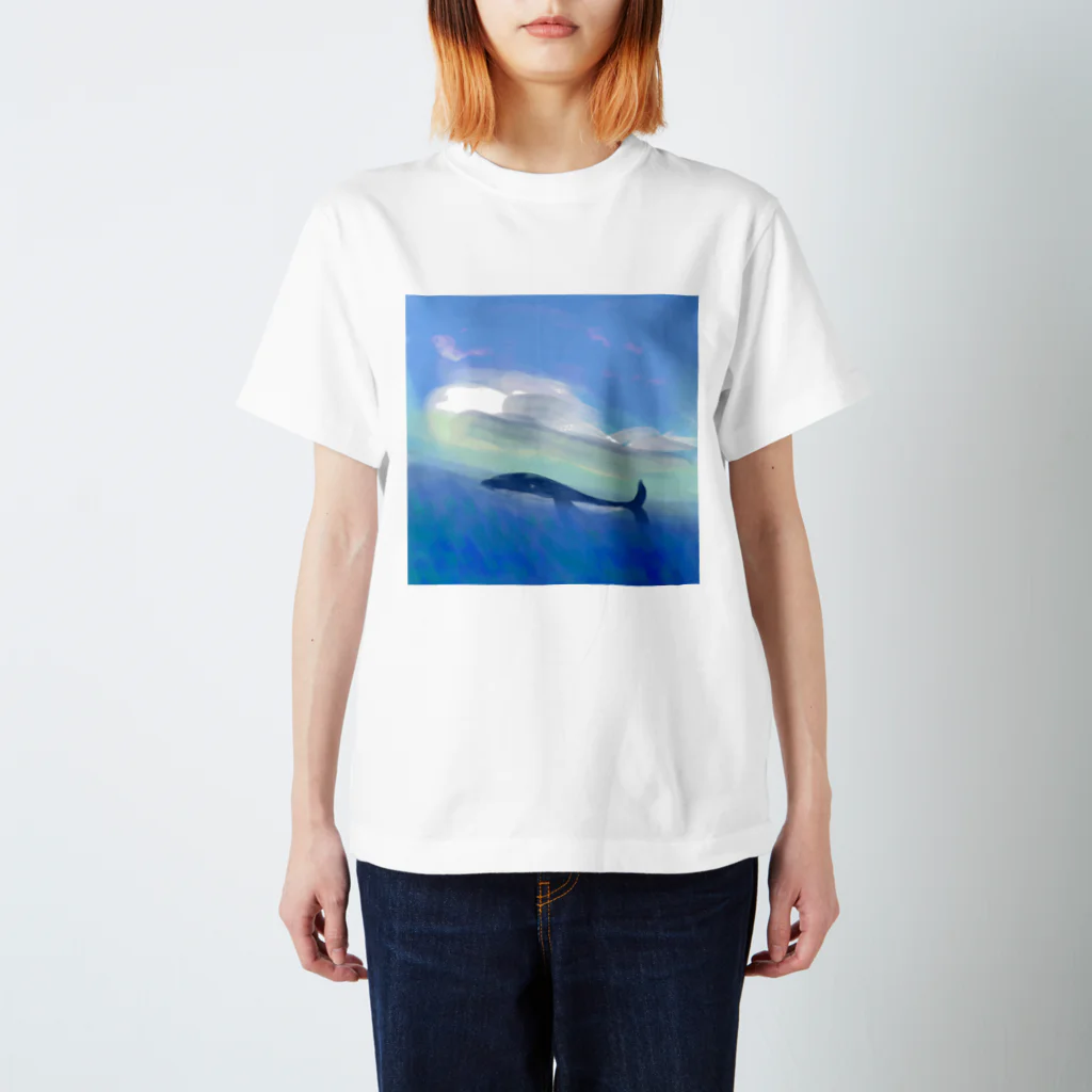 SLOTH STORYのクジラ雲 Regular Fit T-Shirt