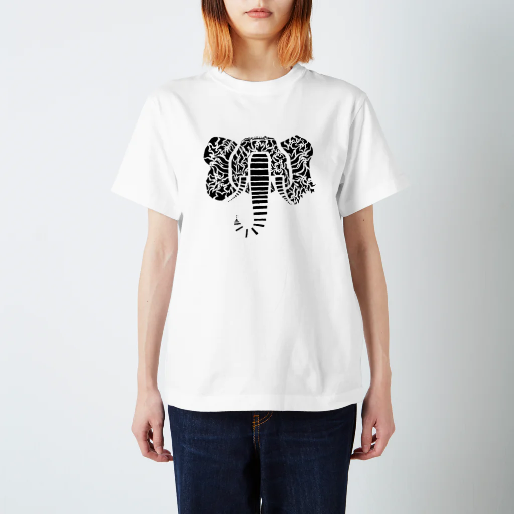 HK_Designのelephant スタンダードTシャツ