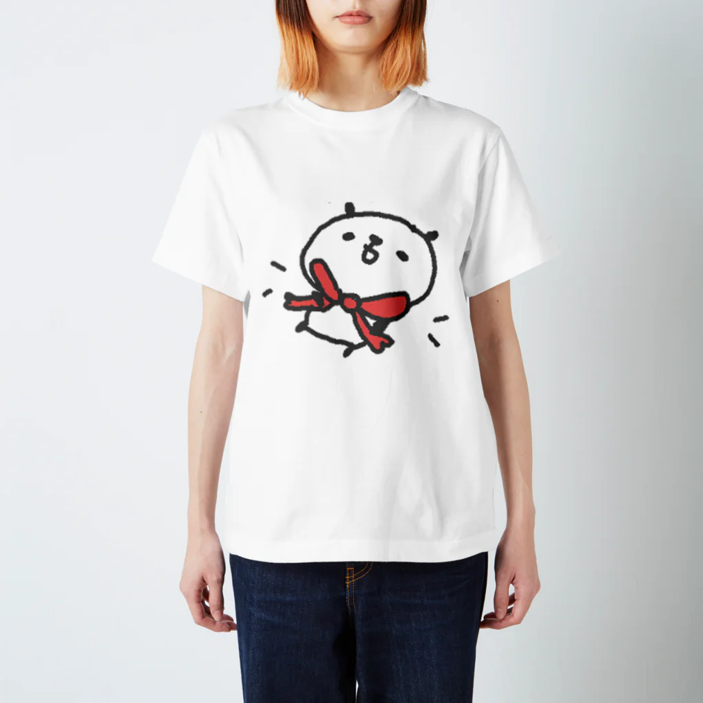 にしおかあきのごほうびパンダ スタンダードTシャツ