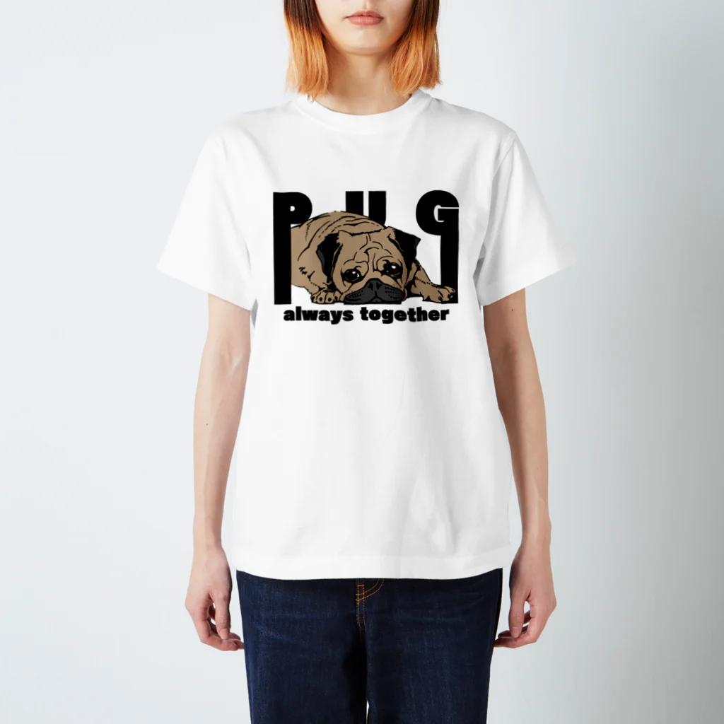MasakiRockのパグ Regular Fit T-Shirt